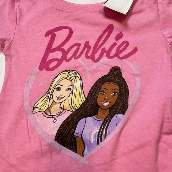 🐶🐶🐶NWT Toddler Barbie size 2T pink t-shirt🐶🐶🐶 - Picture 2 of 4